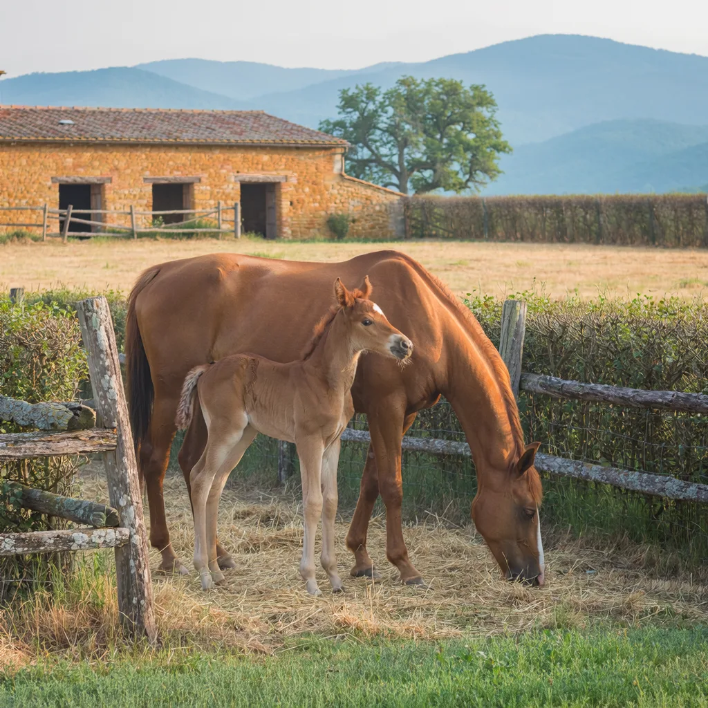 Élevage de chevaux, Club Hippique du Moulon, Aubenas